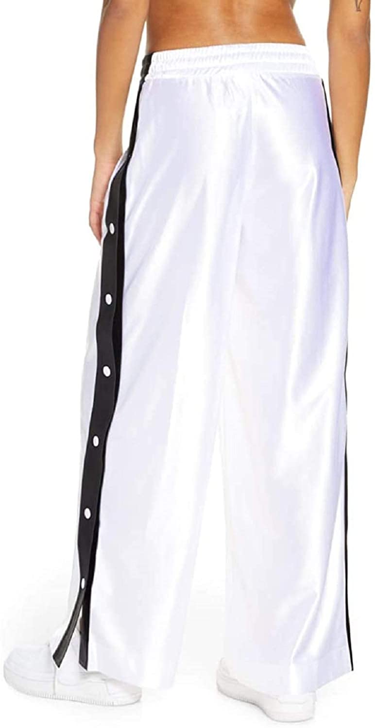 Nike Women's Sportswear Glam Dunk Snap Pants White Size Large