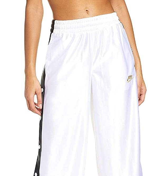Nike Women's Sportswear Glam Dunk Snap Pants White Size Medium