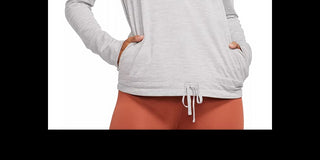 Nike Women's Yoga Funnel Neck Dri Fit Top Grey Size Medium