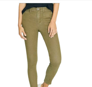 Sanctuary Women's Palmer Chino Skinny Pants Green Size 32