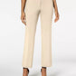 Calvin Klein Women's Straight-Leg Pants Dark Beige Size 16