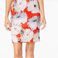 Calvin Klein Women's Floral Scuba Sheath Dress Red Size 6 Petite