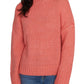 Sanctuary Women's Telluride Sweater Winter Coral Orange Size Large
