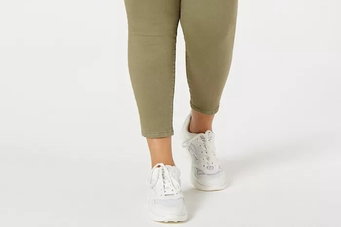 Celebrity Pink Women's Skinny Ankle Jeans Green Size Petite Small