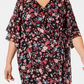 Calvin Klein Women's Plus Size Faux Wrap Maxi Dress Gray Size Petite Small