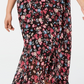 Calvin Klein Women's Plus Size Faux Wrap Maxi Dress Gray Size Petite Small