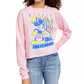 Mad Engine Juniors' Disney Mickey Mouse Tough Long Sleeved Graphic T-Shirt Pink Size X-Small
