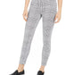 Indigo Rein Juniors' Houndstooth Ankle Jeans Black Size 9