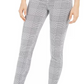 Indigo Rein Juniors' Houndstooth Ankle Jeans Black Size 9
