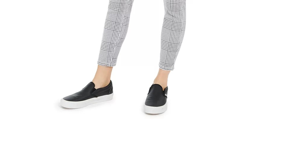 Indigo Rein Juniors' Houndstooth Ankle Jeans Black Size 9