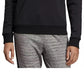 Adidas Women's Logo Sweatshirt Black Size Large