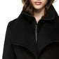 Soia & Kyo Women's Belted Single Breasted Coat Black Size Small