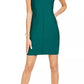 Guess Women's Illusion Mini Bodycon Dress Green Size Medium
