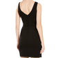 Teeze Me Junior's Chain Strap Sheath Dress Black Size 3