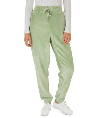 Hippie Rose Juniors' Cozy Jogger Pants Green Size X-Small