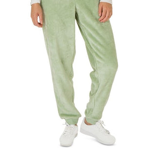 Hippie Rose Juniors' Cozy Jogger Pants Green Size X-Small