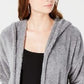 Hippie Rose Juniors' Cozy Cardigan Gray Size Large
