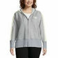 Champion Women's Heritage Herringbone Zip Hoodie Gray Size Extra Large