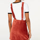 Rewash Women's Corduroy Skirtall Orange Size Large