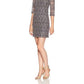 Jessica Howard Women's Petite Lace Shift Dress Charcoal Size 6P