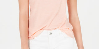 Hybrid Junior's Weekend Graphic T-Shirt Orange Size Small