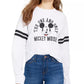 Modern Lux Junior's Disney Mickey Cotton Top White Size Large