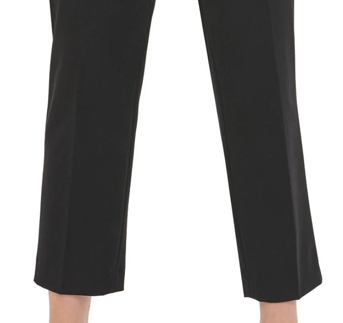 Calvin Klein Women's Pull On Straight Leg Pants Black Size Medium