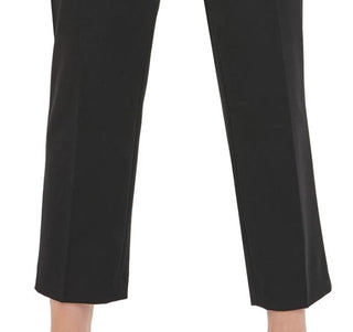 Calvin Klein Women's Pull On Straight Leg Pants Black Size Medium