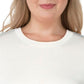 Michael Kors Women's Snap Hem Sweater White Size Large
