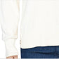 Michael Kors Women's Snap Hem Sweater White Size Large