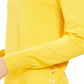 Michael Kors Women's Snap-Hem Sweater Yellow Size Medium