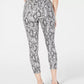 Tinseltown Juniors' Printed Skinny Jeans Gray Size 7
