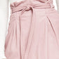 Free People Women's Pink Faux Leather Mini Paper Bag Skirt Purple Size 2
