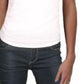 Free People Women's Ruched Heather Short Sleeve Crew Neck T-Shirt Top Pink Size Medium
