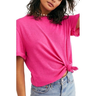 Free People Women's Cassidy Tee Size Pink Size X-Small