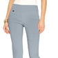 Alfani Women's Tummy-Control Pull-On Capri Pants Gray Size 12