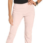 Alfani Women's Petite Tummy-Control Pull-On Capri Pants Pink Size 12P