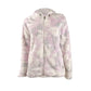 Calvin Klein Performance Women's Floral-Print Hooded Jacket Pink Size Large