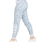Calvin Klein Women's Performance Zebra-Print Fleece Joggers Blue Size Large
