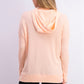 Calvin Klein Women's Performance High-Low Hoodie Orange Size Medium