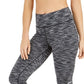 Calvin Klein Women's Cold Gear Fleece Lined High Waist Leggings Grey Size Large