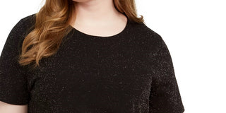 Monteau Women's Trendy Plus Size Top Charcoal Size 3X