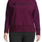 Champion Women's Plus Activewear Fitness Sweatshirt Purple Size 1X
