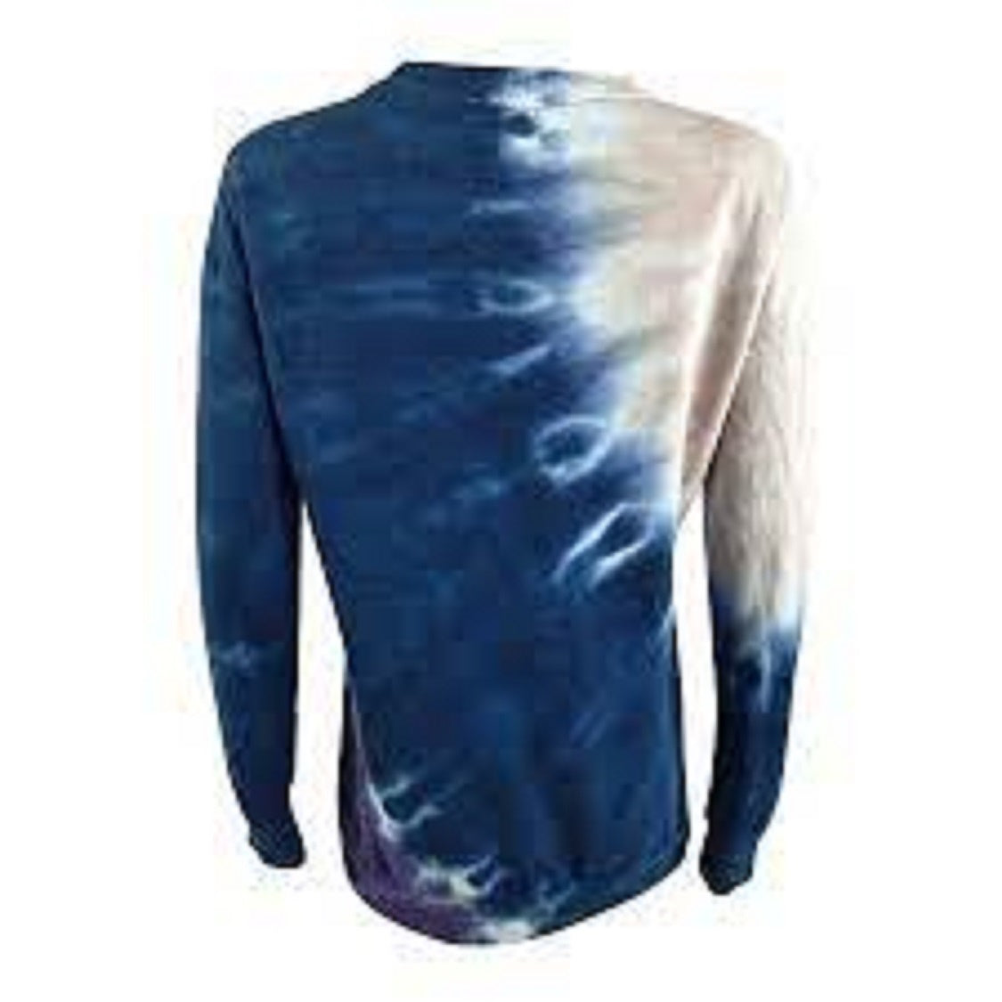 Ultra Flirt Juniors' Tie-Dye Tunic Sweatshirt Dark Blue Size Medium