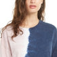 Ultra Flirt Juniors' Tie-Dye Tunic Sweatshirt Dark Blue Size X-Small