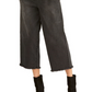Rachel Roy Women's Cropped Paperbag Pants Black Size 10