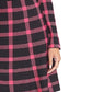 Rachel Roy Women's Plaid Open-Back Sweater Dress Black Size Large