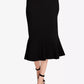 Rachel Roy Women's Jacquard Midi Skirt Black Size X-Small