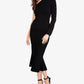 Rachel Roy Women's Jacquard Midi Skirt Black Size X-Small