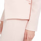 Calvin Klein Women's Textured Asymmetrical Blazer Dark Pink Size 4